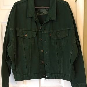 Levi’s denim jacket - Green - size mens L